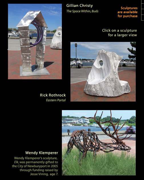 Sculptures by Rick Rothrock and Wendy Klemperer