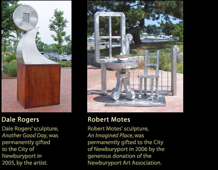 Sculptures by Dale Rogers and Robert Motes